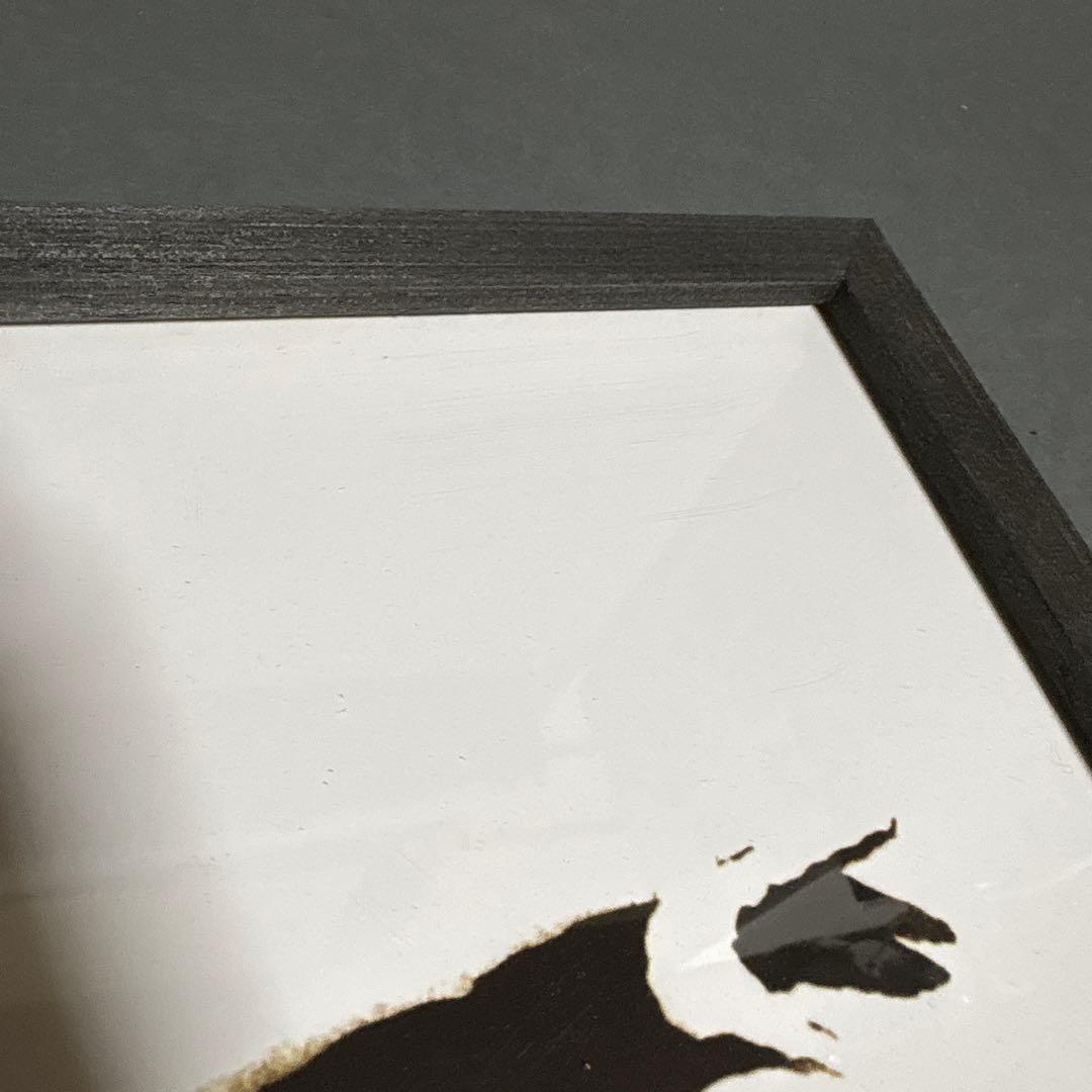 バンクシー　印刷　ポスター　額装