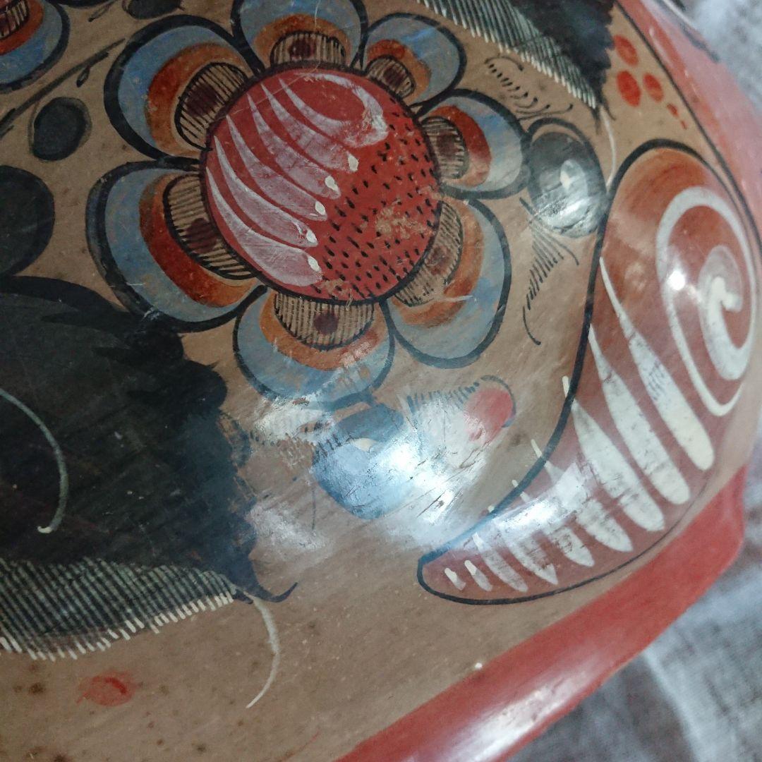 フォークアート 魚 メキシコ 民芸 トナラ焼き 置物 /イームズ