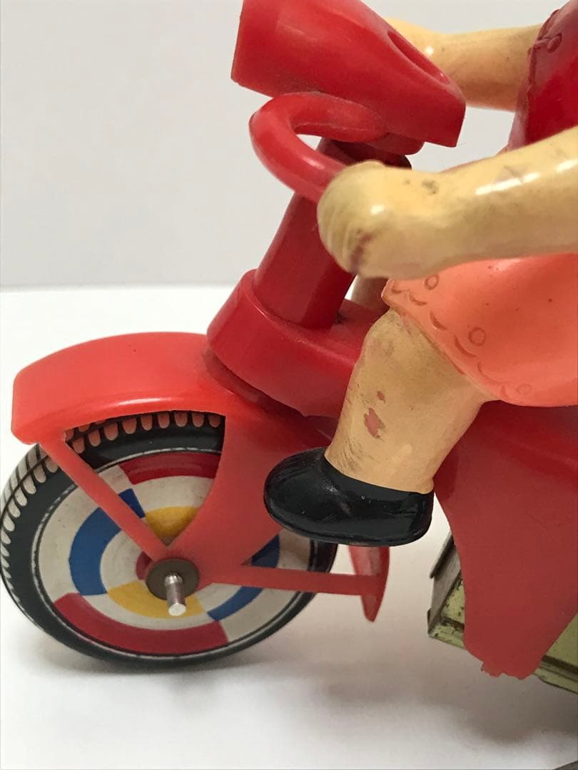 アルプスの少女ハイジ ソフビ・ブリキ三輪車　I. 976