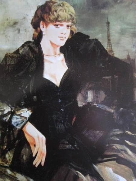 斎藤三郎、トロカデロ、希少画集画、新品額装付、状態良好