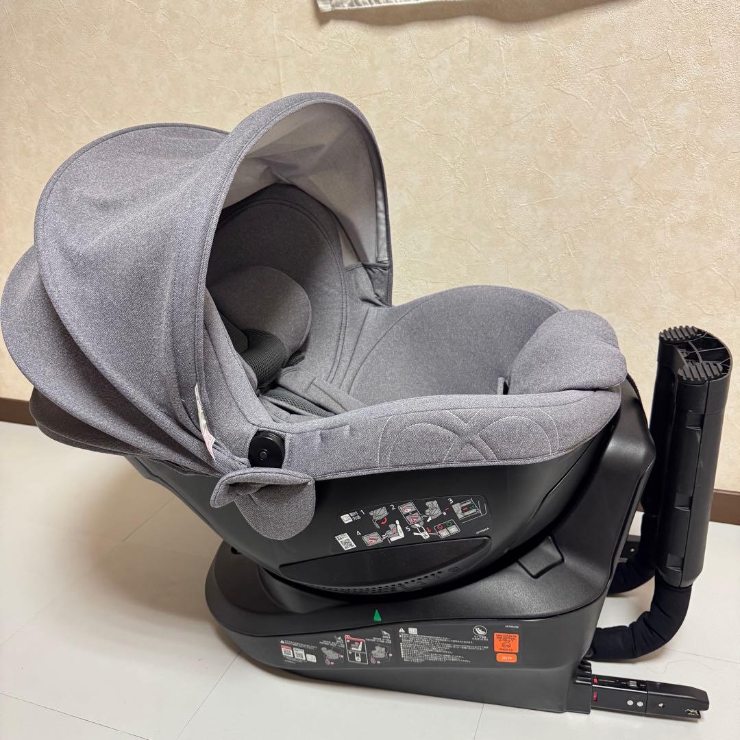 エールベベ クルット4i ISOFIX対応 チャイルドシート 回転式 中古美品