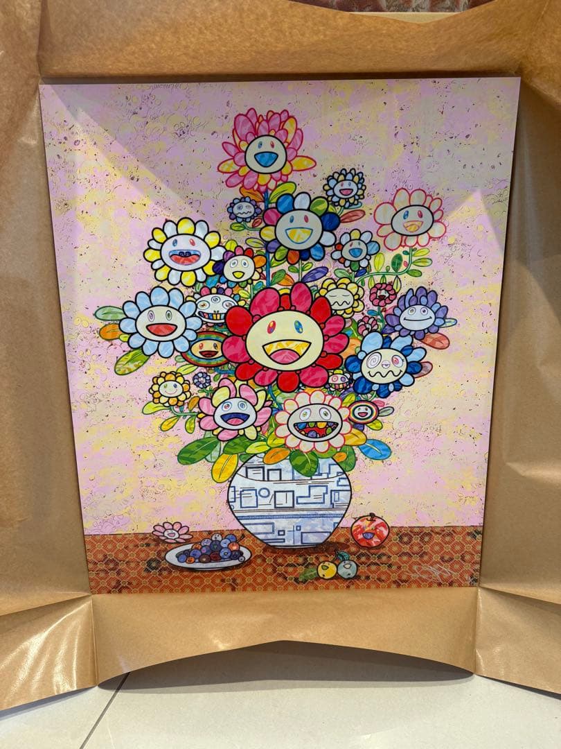 村上隆 版画 限定300部 ザオウーキーのお花の絵へのあこがれ