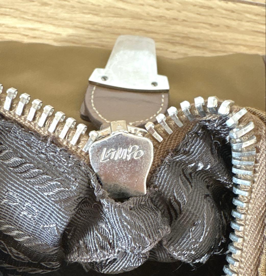 【訳あり・良品】PRADA ミニボストンバック　ミニバッグ　カーキ　ブラウン