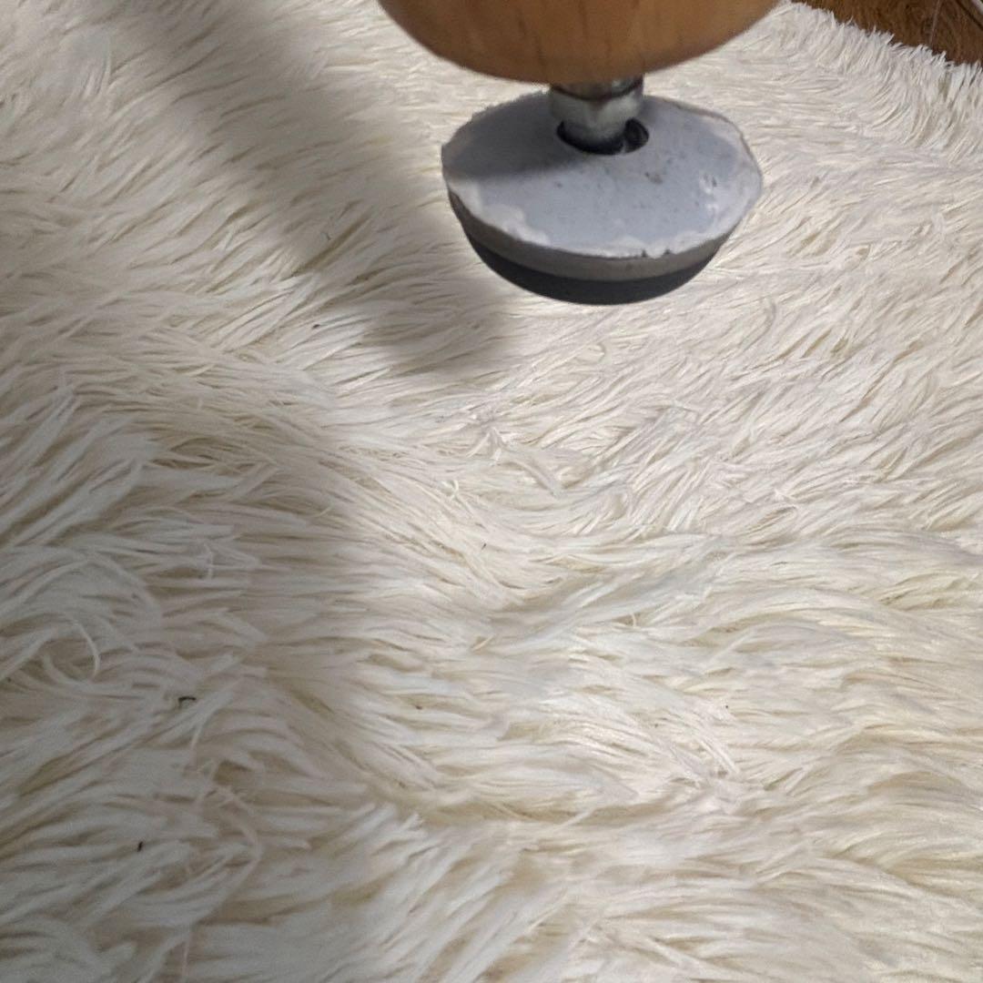 【良品】ダイニングテーブル　2人掛けW110 ホワイト