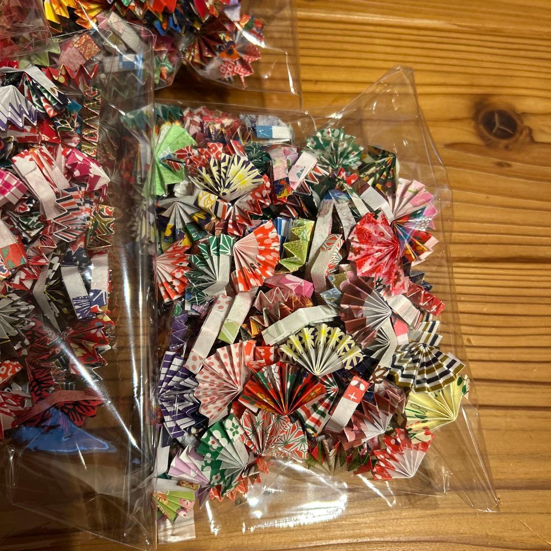 【マロン】5月分　和柄和紙の扇子　1000個