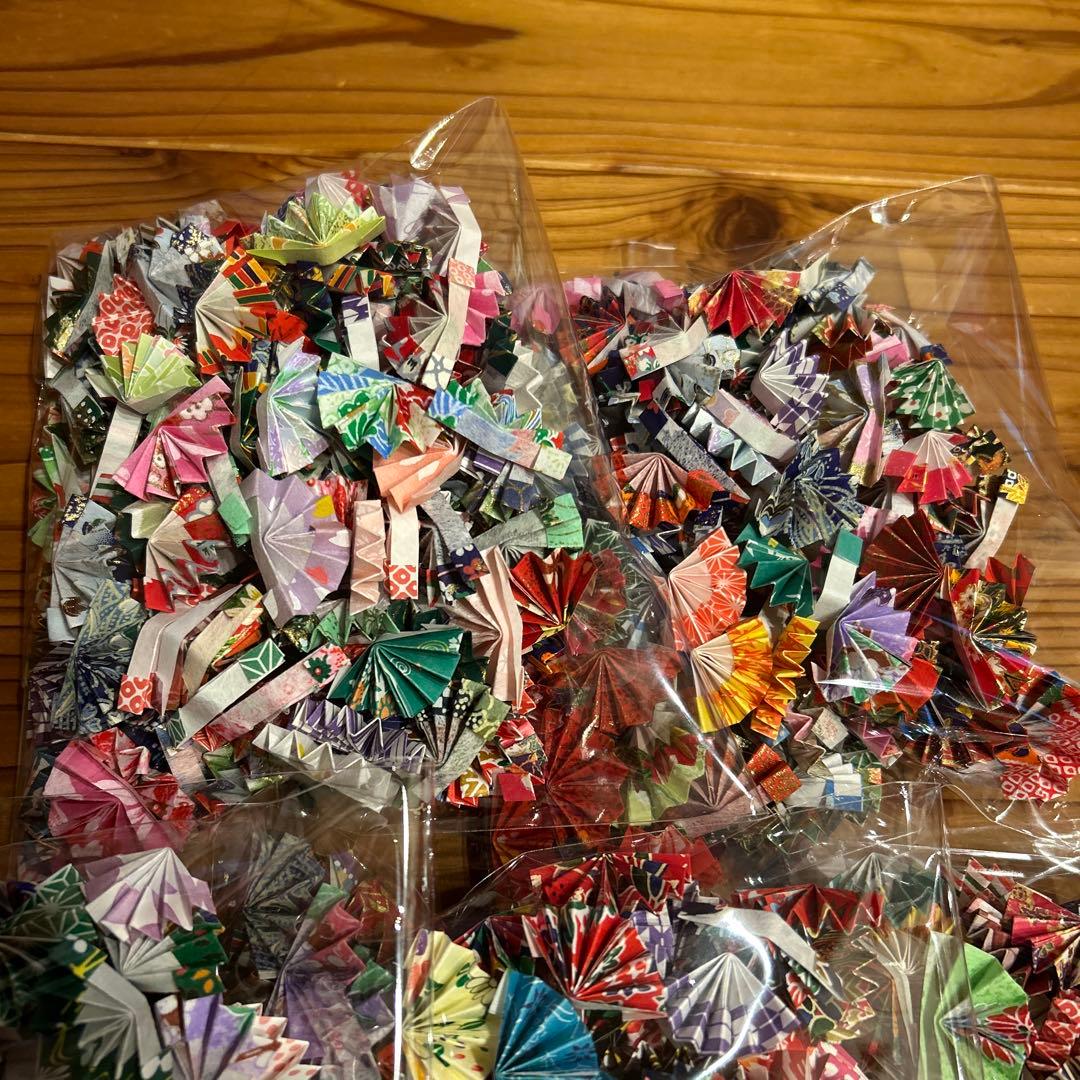 【マロン】5月分　和柄和紙の扇子　1000個