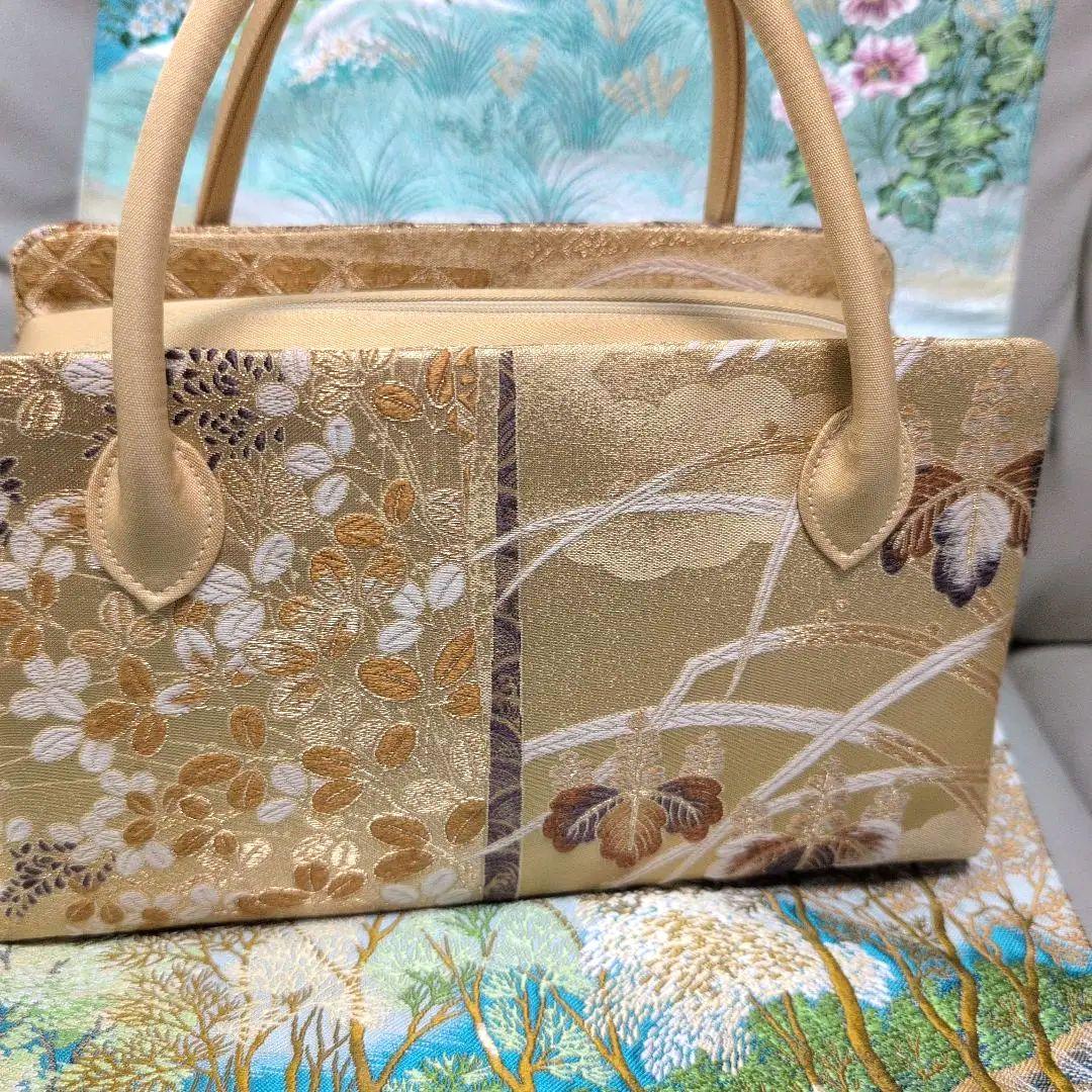 利休バック　和装バック　響創バック　正絹　超美品