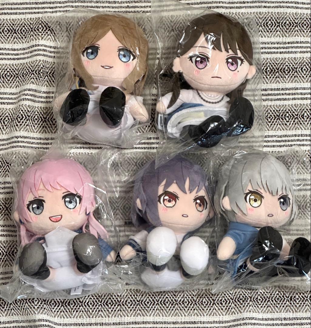 グッスマ バンドリ Poppin'Party ぬいぐるみ 5種 コンプセット｜