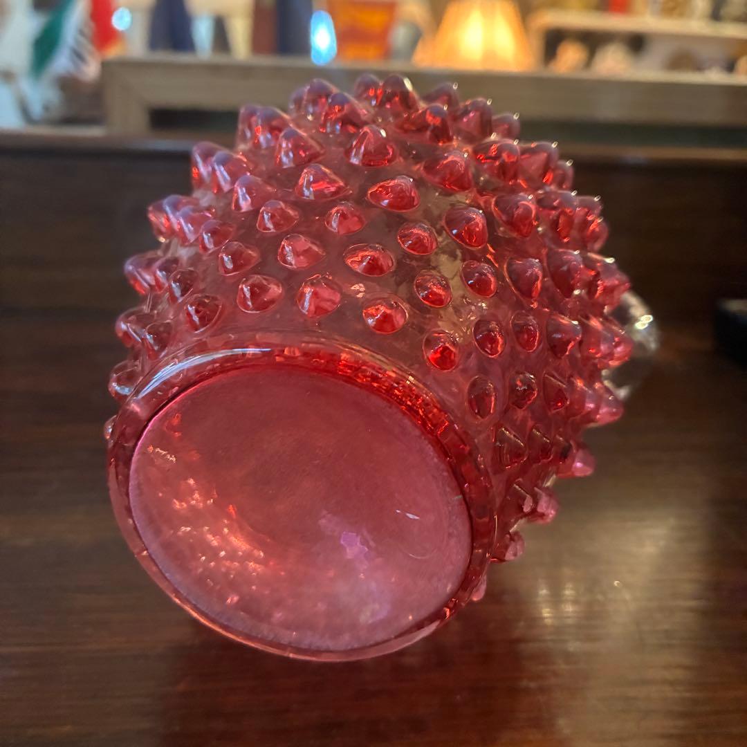 レア！オールドフェントンFentonクランベリーオパールセント水差し