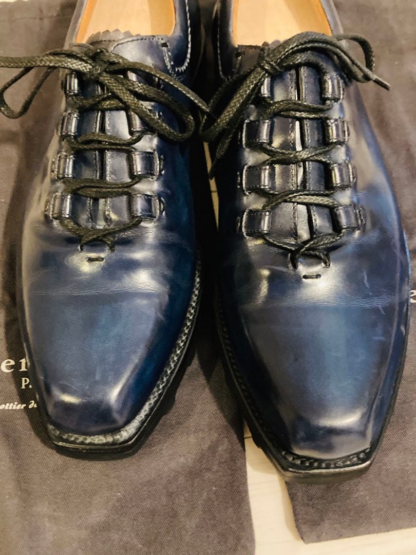 ベルルッティ ニューウルティマ パティーヌ ブルー