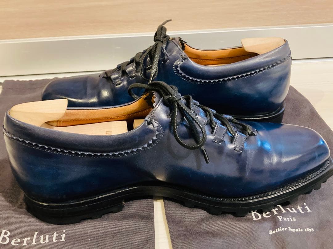 ベルルッティ ニューウルティマ パティーヌ ブルー