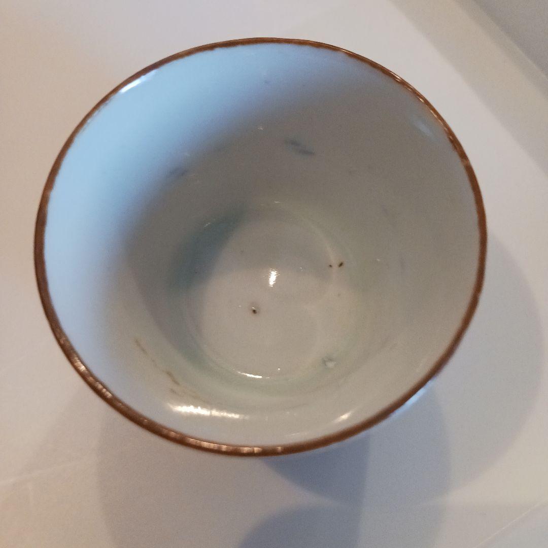 古伊万里 瓔珞文 江戸後期 ぐい呑み 2こセット - メルカリ