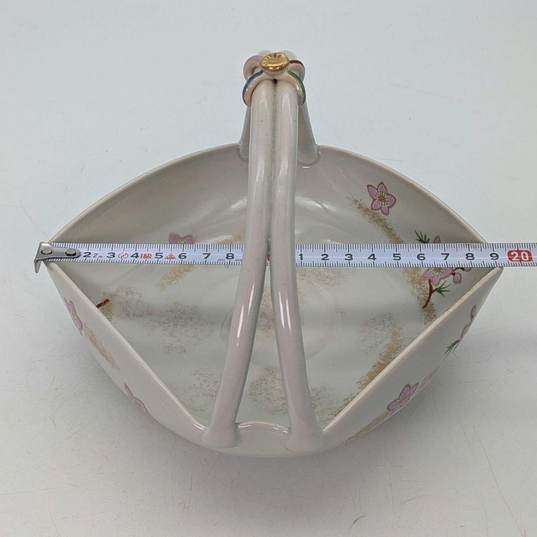 宮本翠浩 京焼 桃の絵手鉢 共箱合布 清水焼 食器