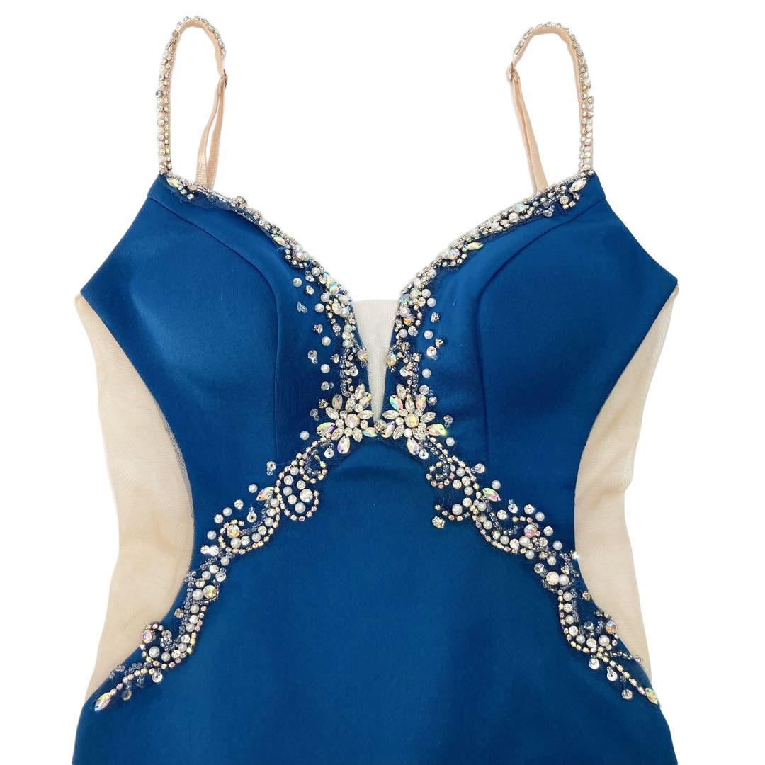 AngelR エンジェルアール バストビジューデザインキャミソールロングドレス