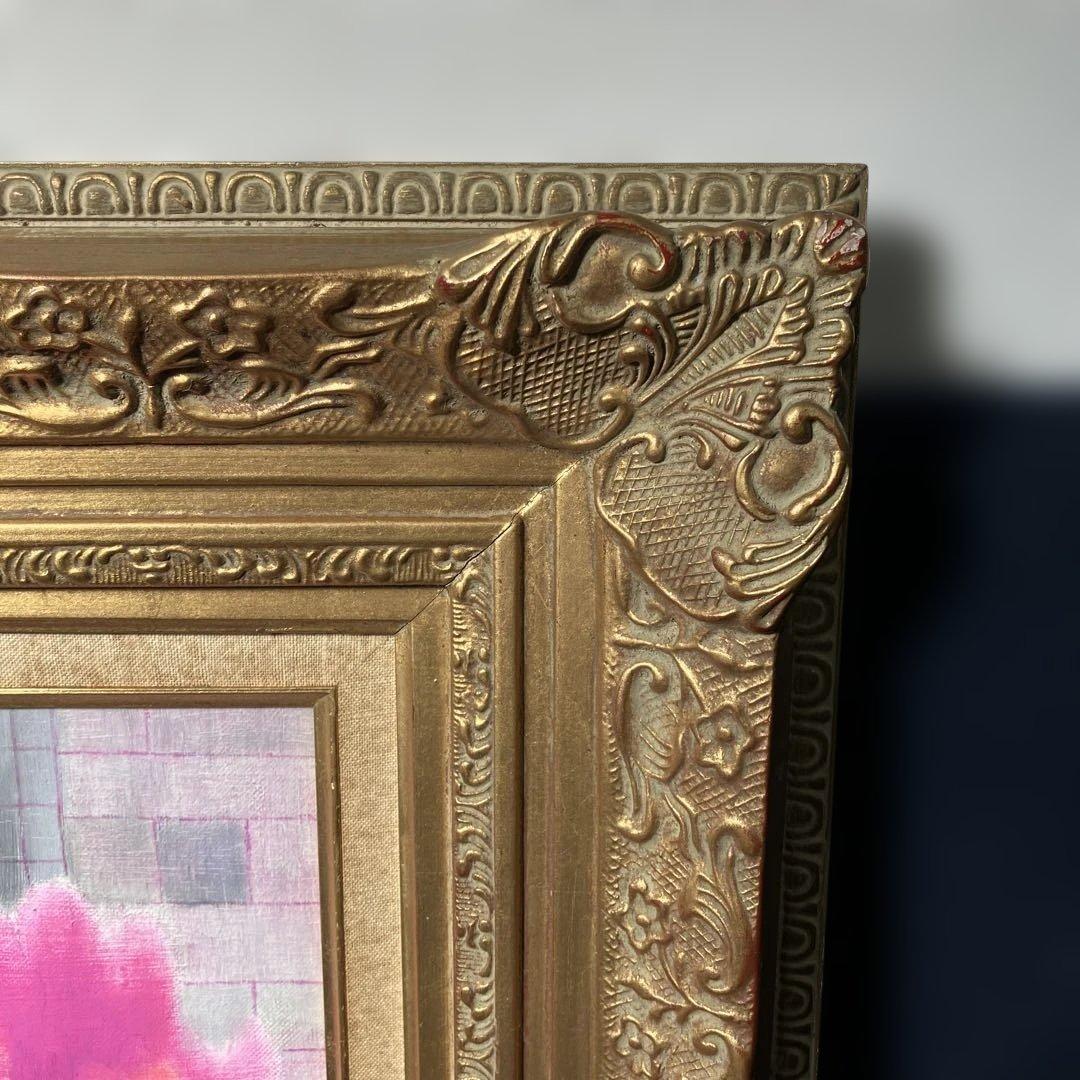 油彩 角田知可彦 「窓辺のしくらめん F6」