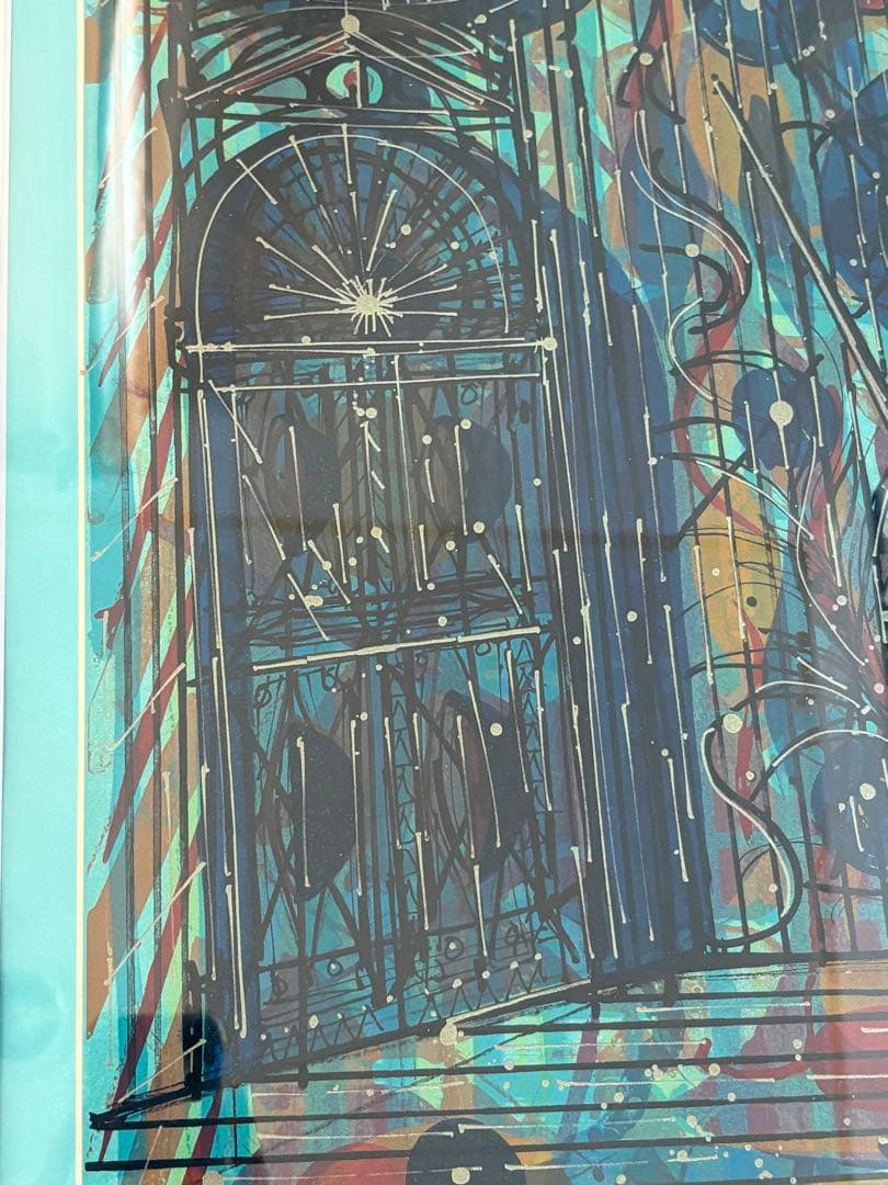 額装 版画「LE MERCENAIRE（戦士）」サイン有 No.50/175