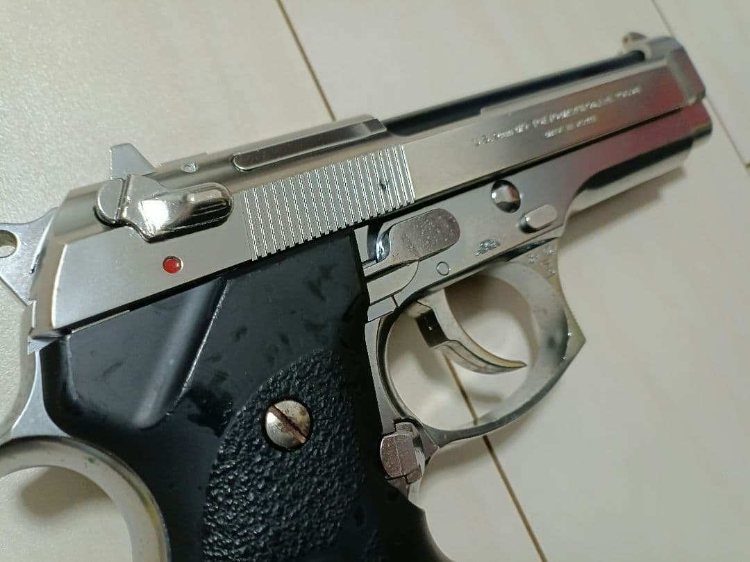 【中古品】東京マルイ 18禁 ガスガン「M92F」シルバーツートンカラー