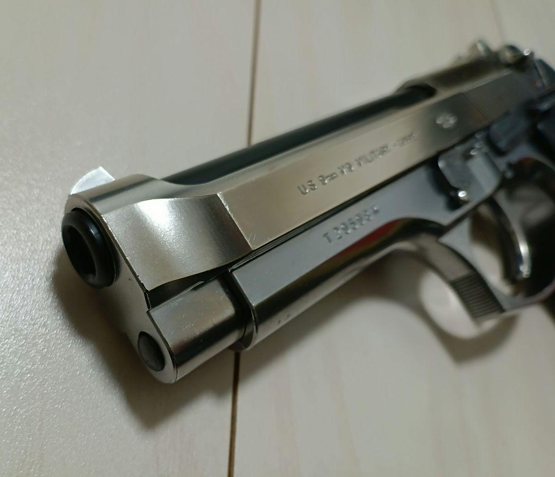 【中古品】東京マルイ 18禁 ガスガン「M92F」シルバーツートンカラー