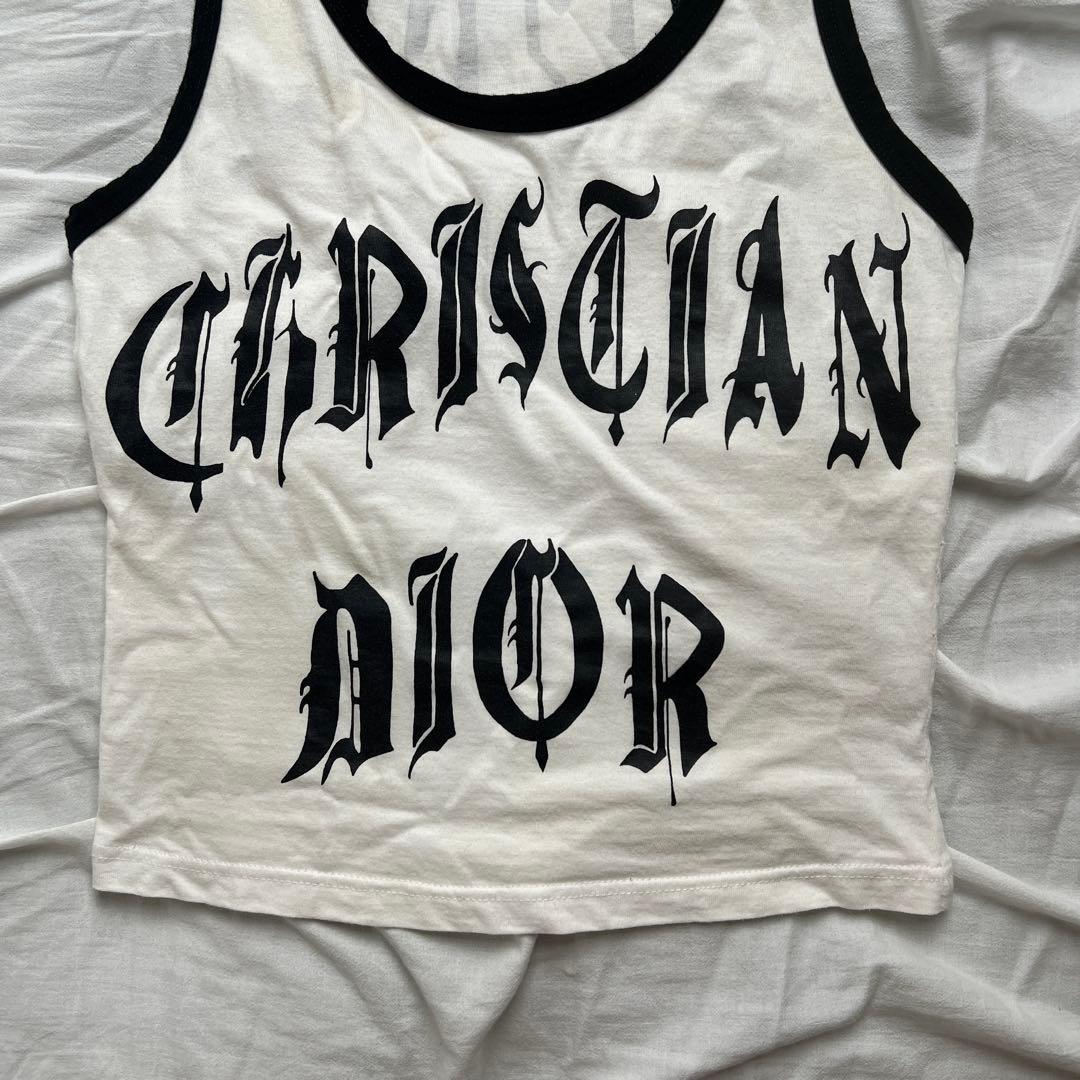 クリスチャンディオール　ジョンガリアーノ期　タンクトップ