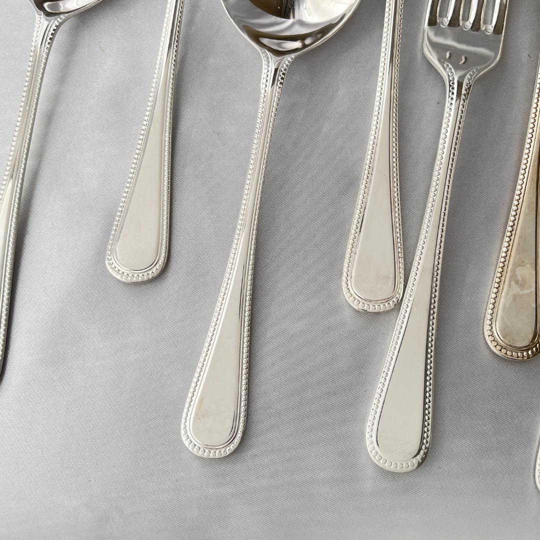 Cooper Ludlam】パールのディナーセット 4名用18本組