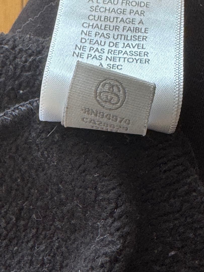 激レア　Stussy ダイスプリント パーカー M 黒