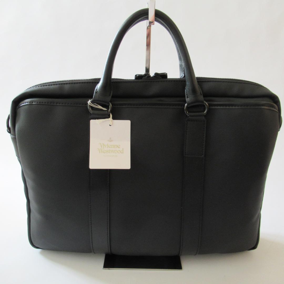 ヴィヴィアンウエストウッド新品ブラック ビジネスバッグ VWH081-10