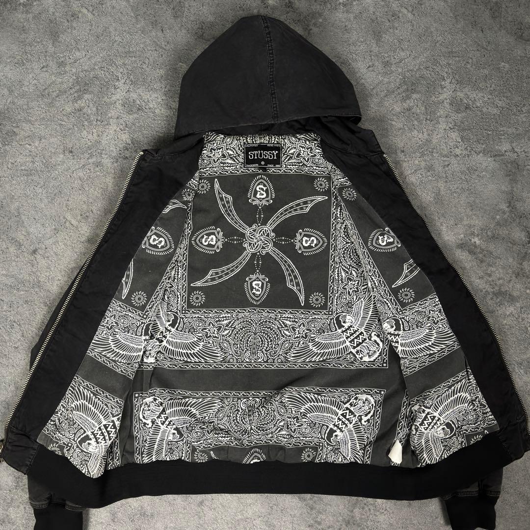 old stussy 00s アクティブジャケット パーカー ステューシー