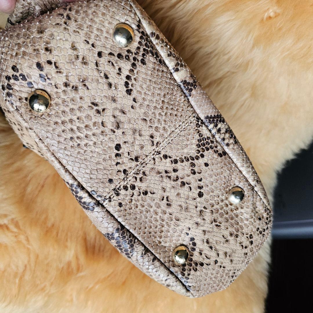 ★JIMMY CHOO ★ジミーチュウ パイソン革　２way　バック　極美品