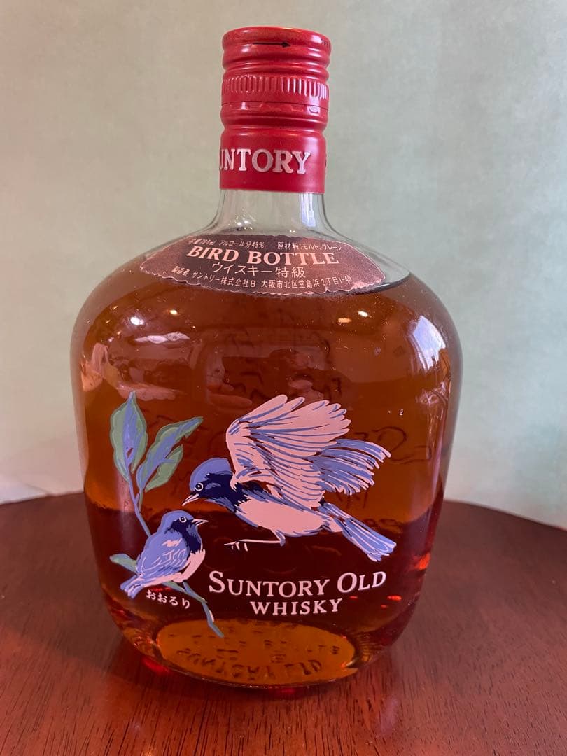 サントリー オールドウイスキー おおるり バードボトル 700ml 未開封 サントリー オールド おおるり バード ボトル 特級表記 700ml / 43