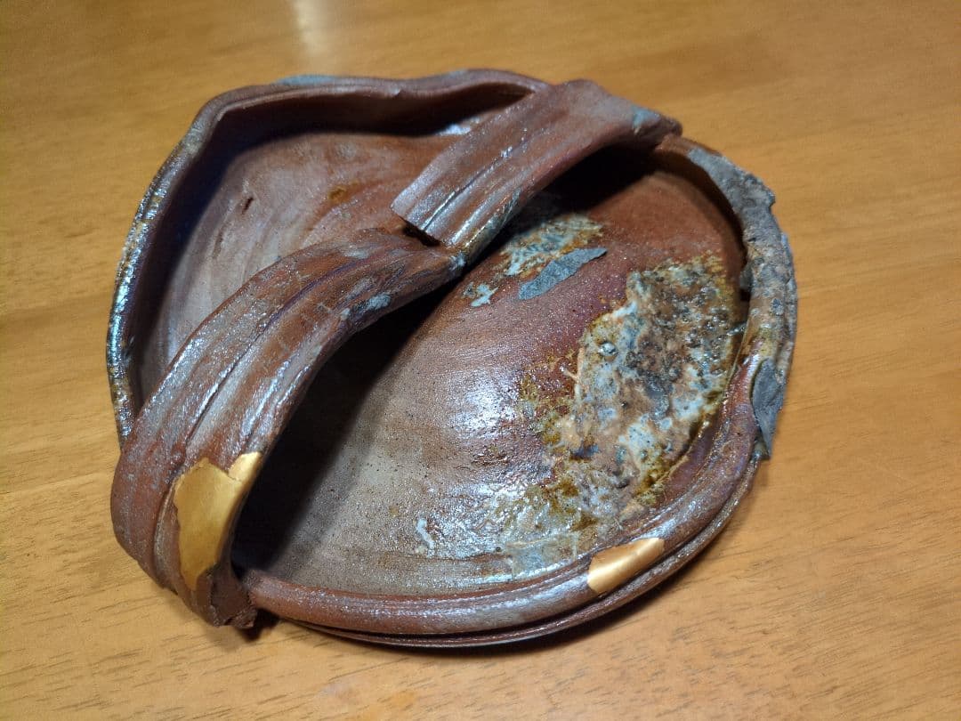 古備前 「ヒョウゲたる手付鉢 」 〔オブジェ〕 - メルカリ