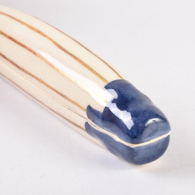 茶道具 栗田焼 岡田佳山作 傘香合 共箱 V 8468