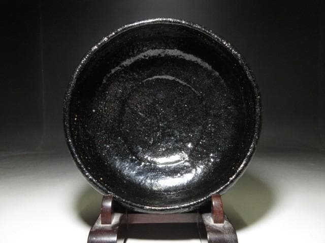 楽吉左衛門十一代 慶入 黒茶碗「杦風」／裏千家十三