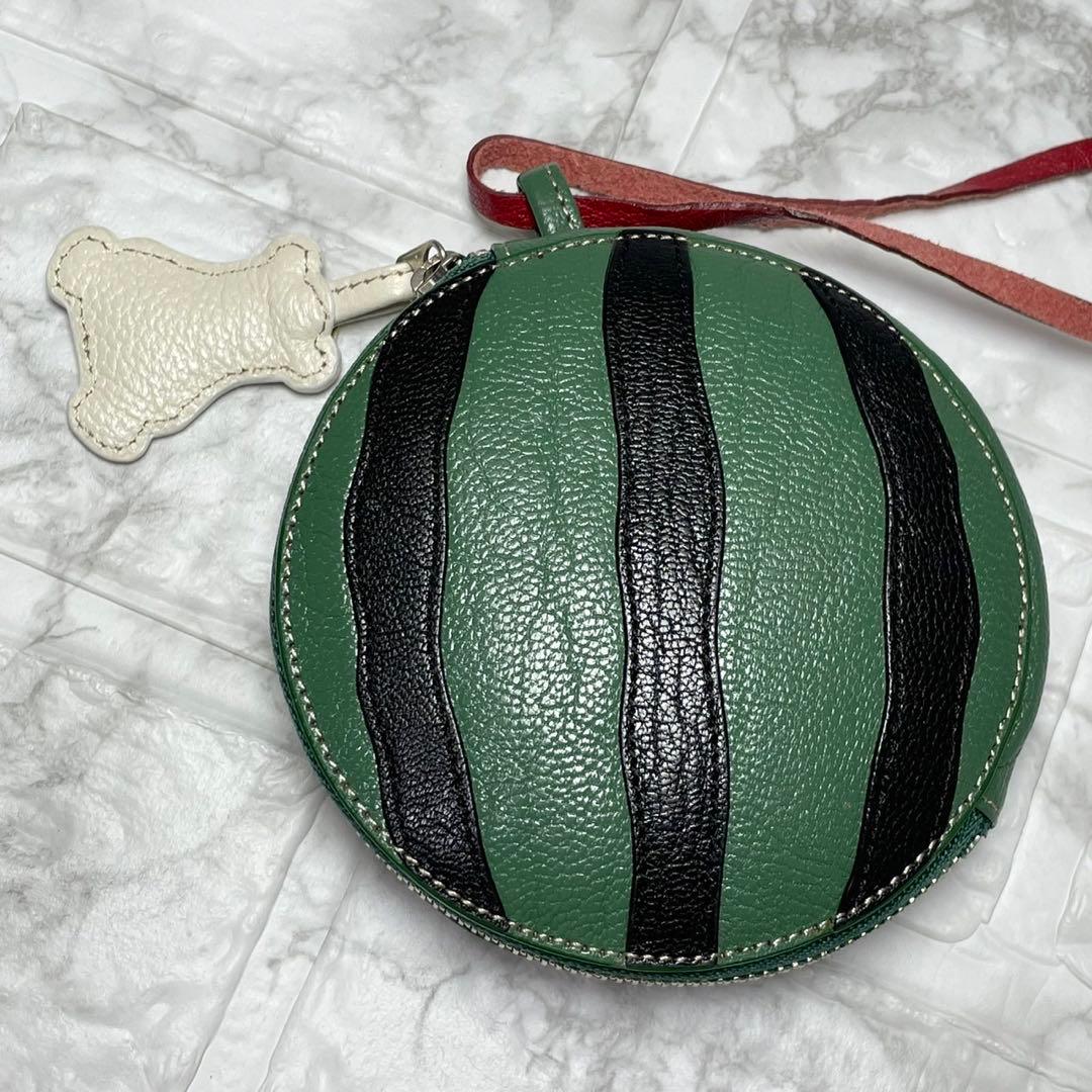 IBIZA イビサ　ポーチ　小銭入れ　スイカ　レザー　ケース　フルーツ