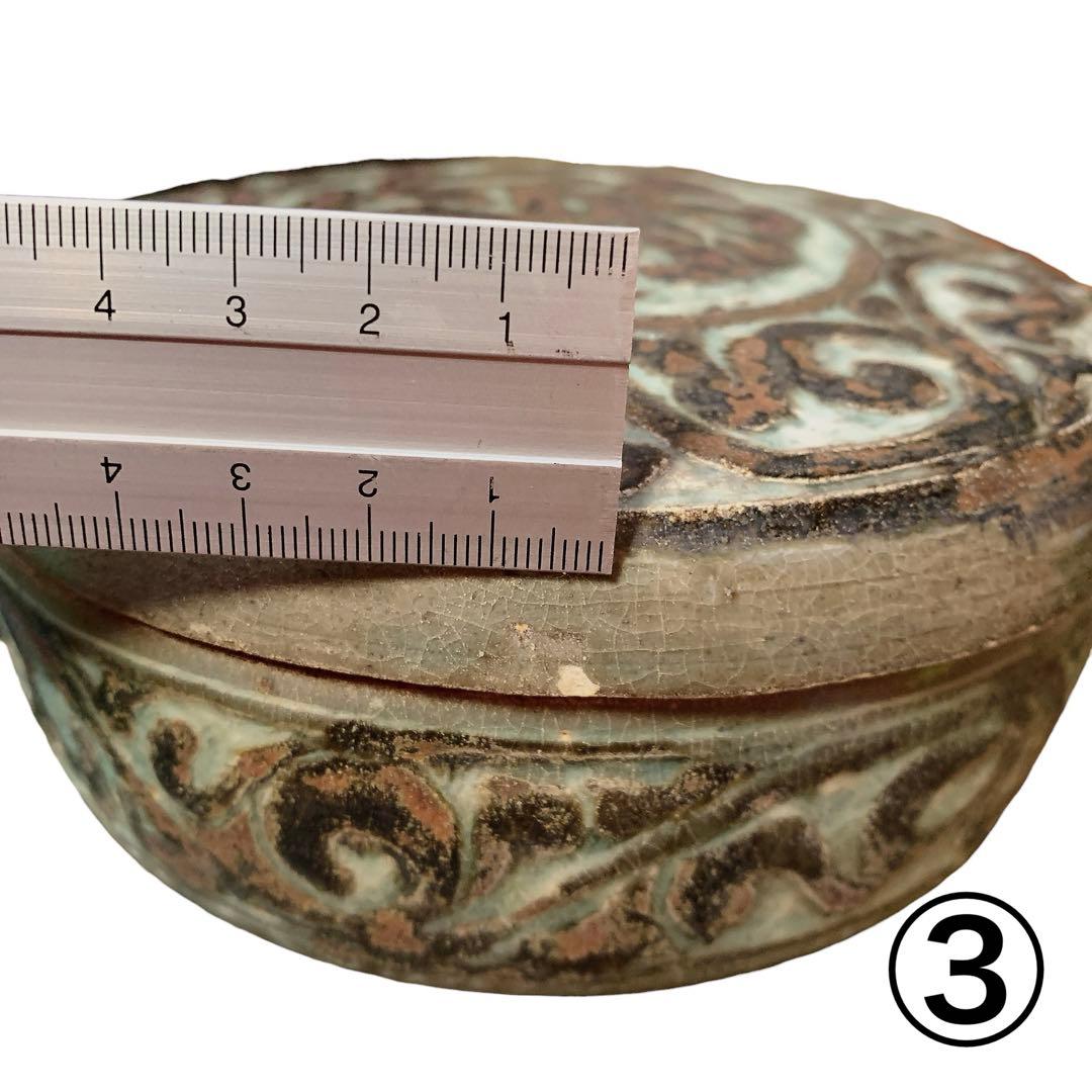 高麗 青磁 刻花象 花文 合子中国李朝鳳凰古美術骨董品朝鮮香合