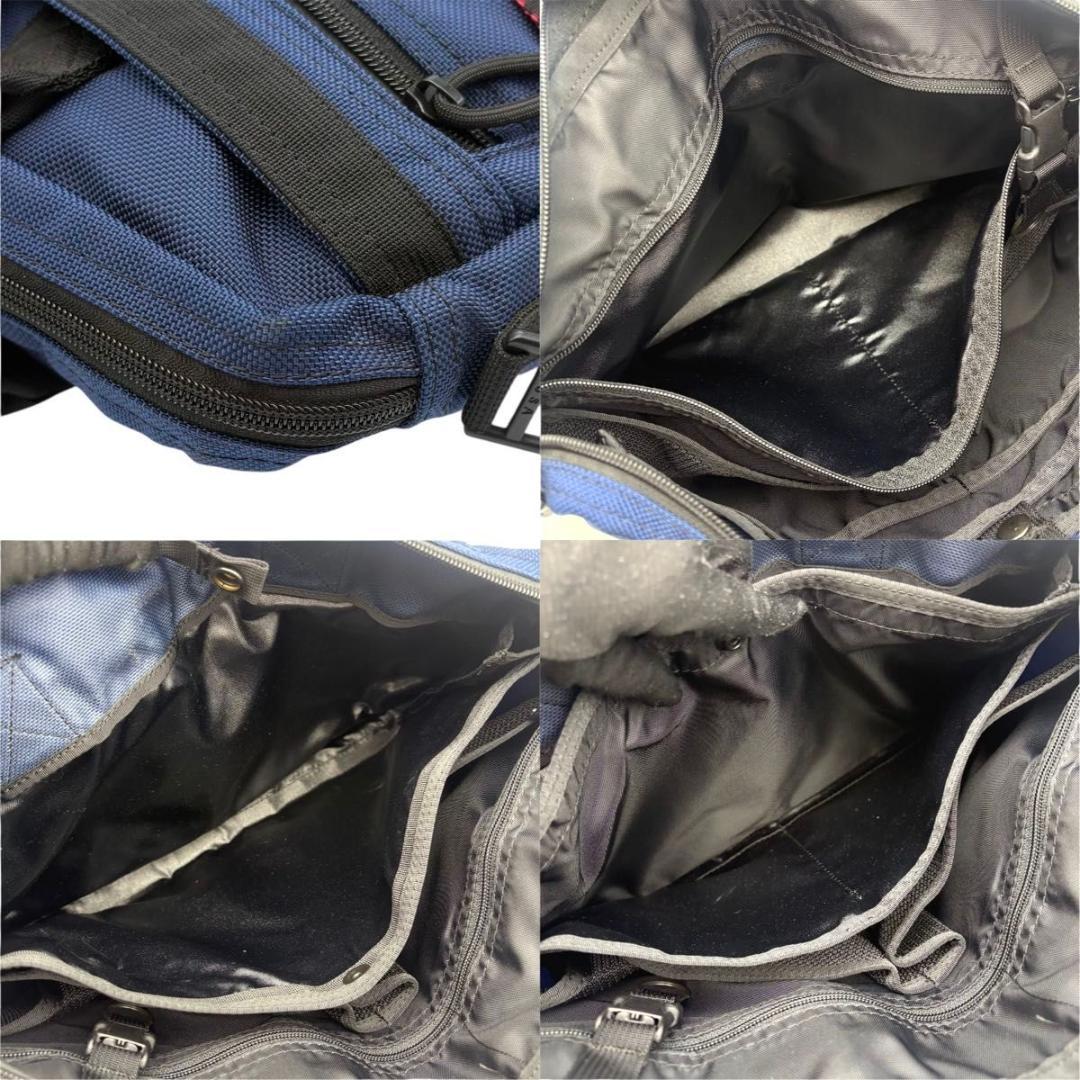 美品 ブリーフィング SL LINER ビジネスバッグ 2way ブルー　A4