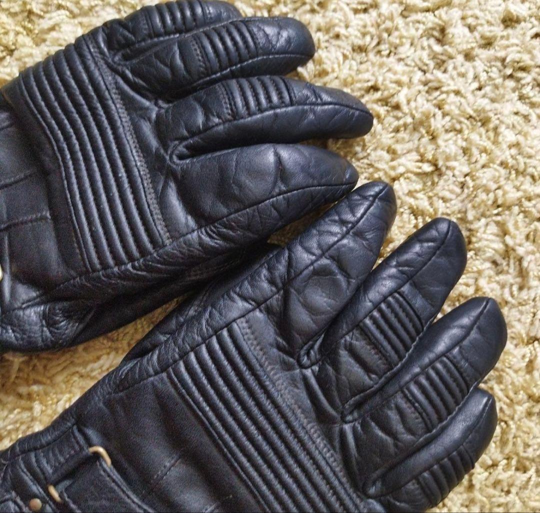 極暖】SCHOTT ボア レザー グローブ mサイズ ブラック ガントレット