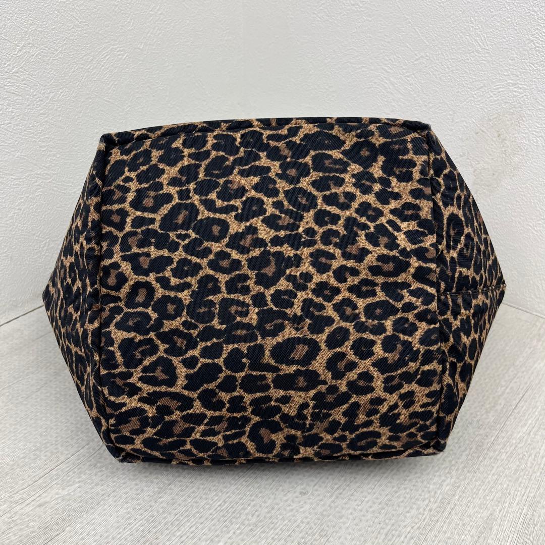 エルベシャプリエ トートバッグ 707F パンサー 舟型 M レオパード 豹柄