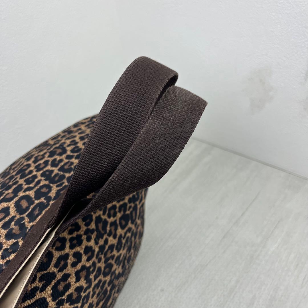 エルベシャプリエ トートバッグ 707F パンサー 舟型 M レオパード 豹柄