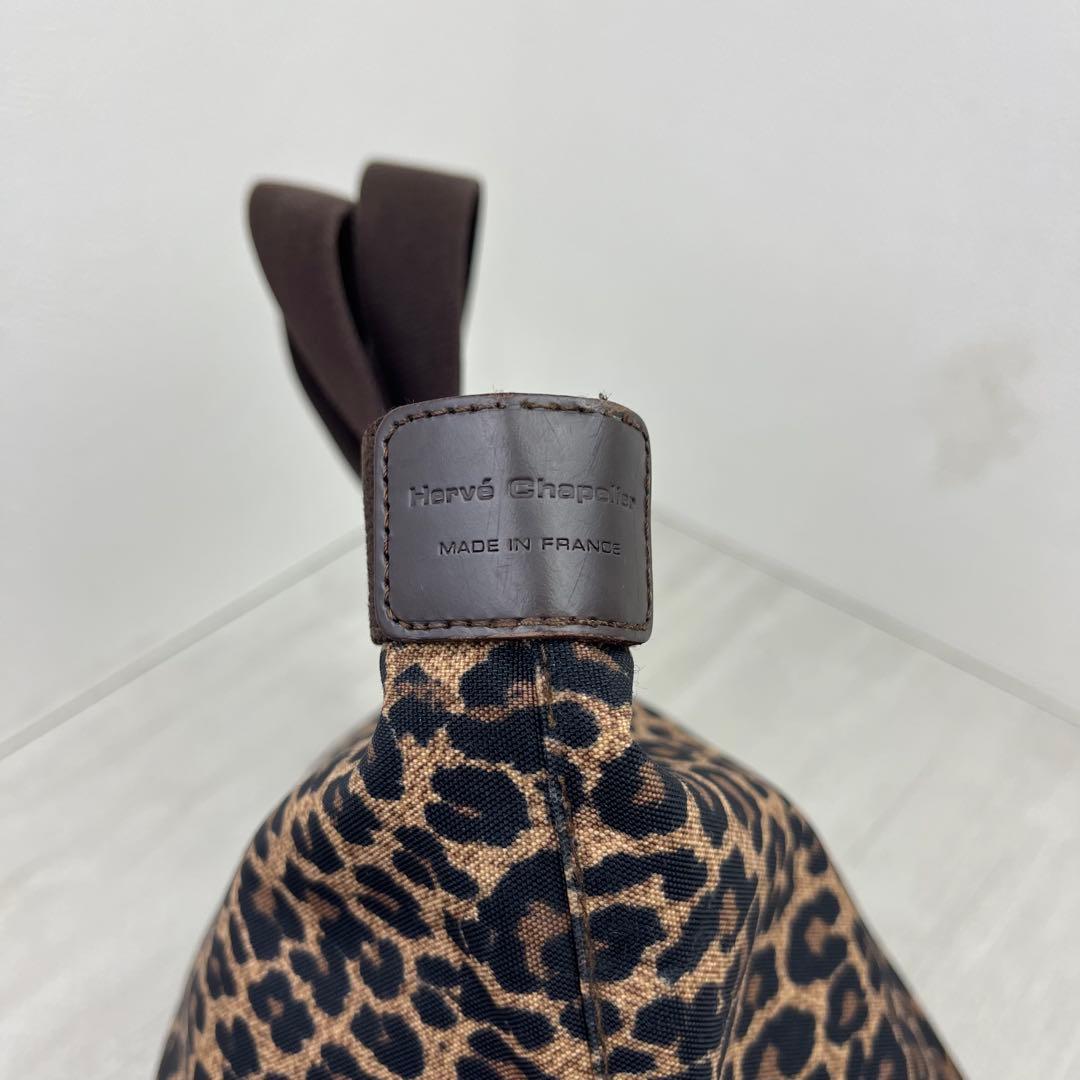 エルベシャプリエ トートバッグ 707F パンサー 舟型 M レオパード 豹柄