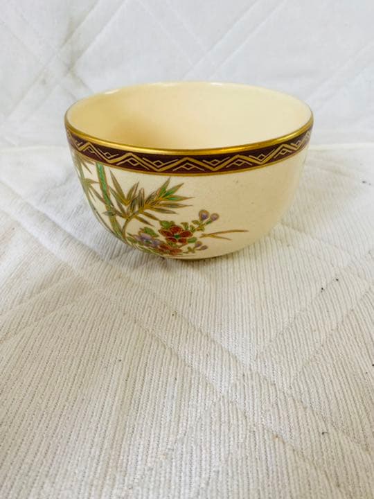 寿官作 薩摩焼 茶碗 共箱 茶道具 994