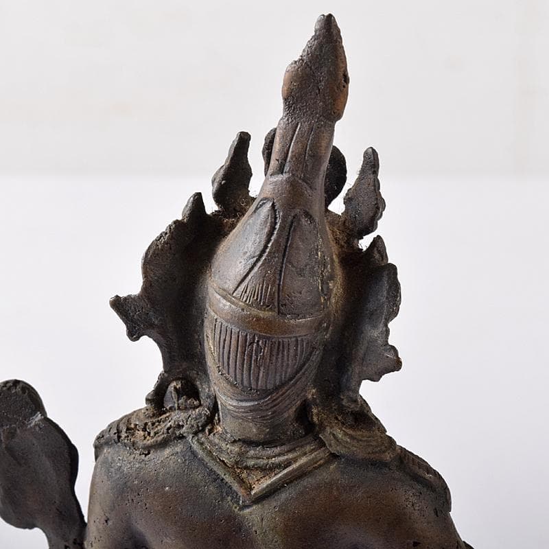 仏教美術　古銅　チベット仏　仏像　置物　M　R8376