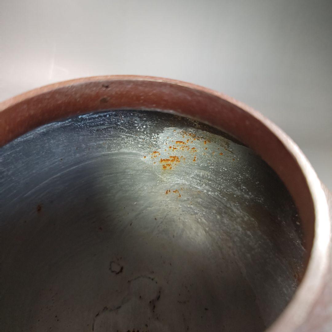 イ762 釜『横倉 嘉山』『浜松紋真形釜 共箱』鉄釜 釜鐶