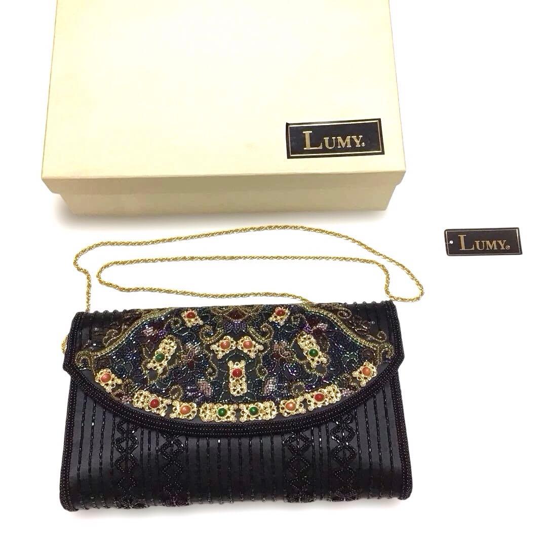 ⭐️激レア　皇室御用達⭐️LUMY(株)はしもと 天然石レディース・パーティーバッグ