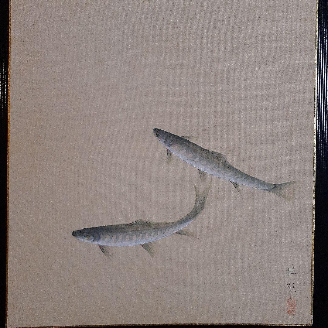 日本画家金島桂華の山女の双魚 日本画家金島桂華の山女の双魚 【公式通販】