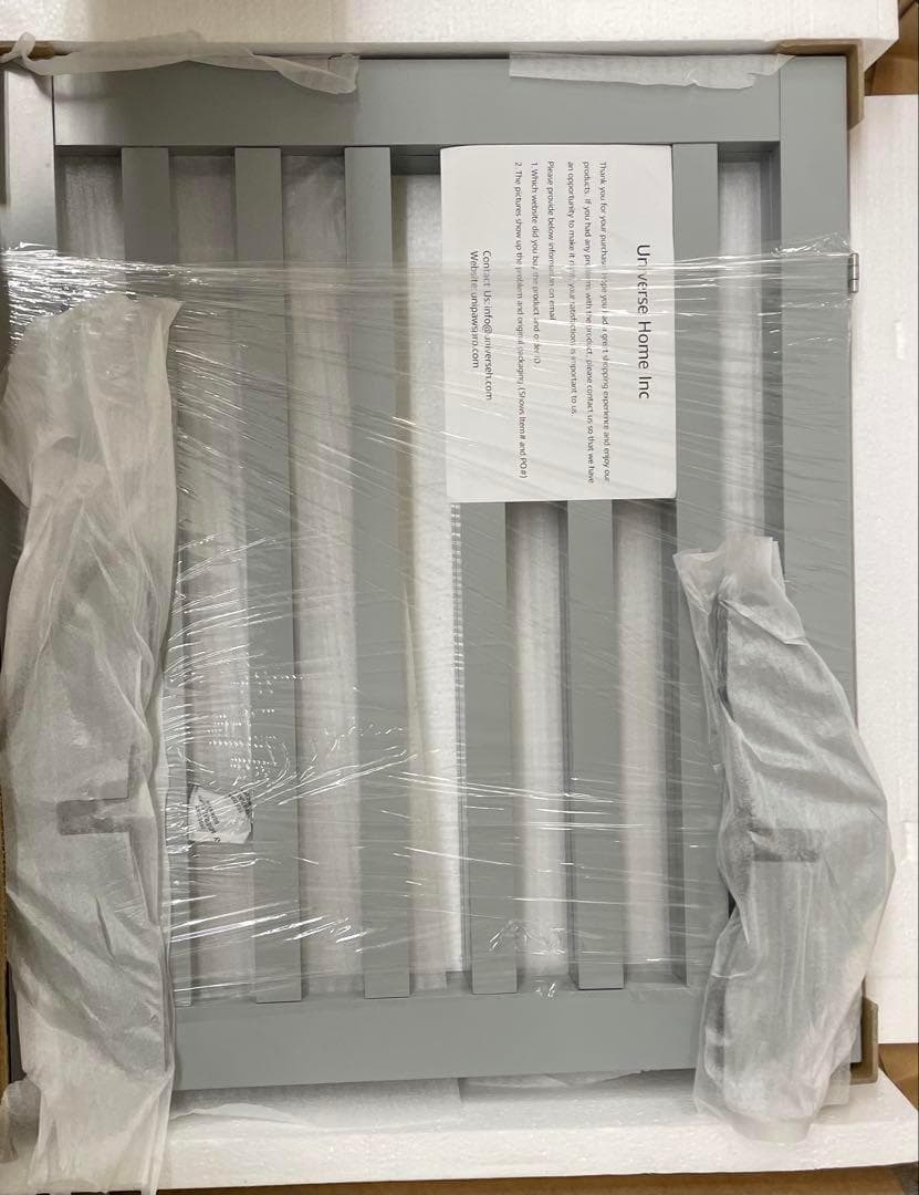 unipaws ペットゲート 置くだけ簡単 木製 折りたたみ式 伸縮可能