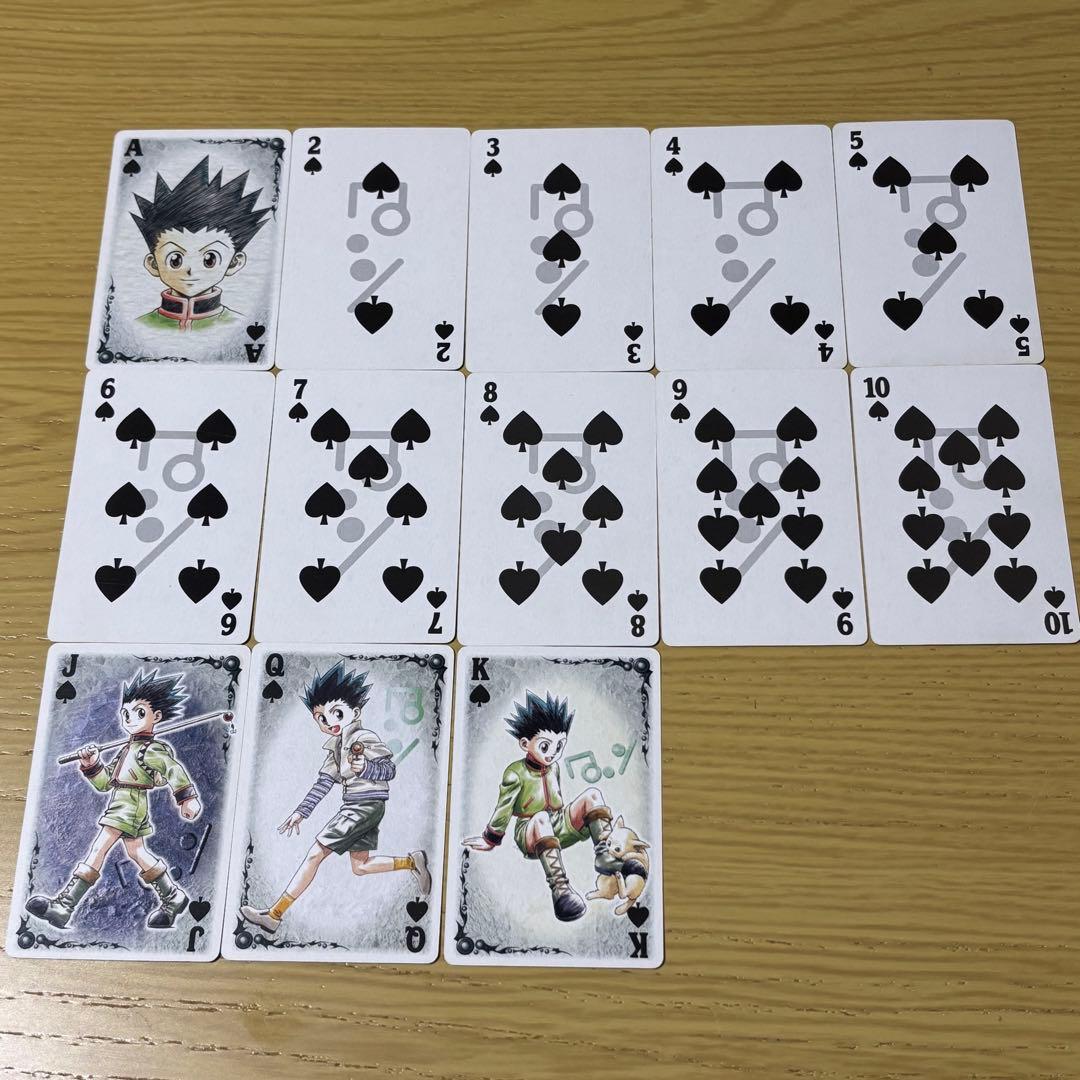 HUNTER×HUNTER ハンター協会公認トランプ ゴールド ハンターハンター