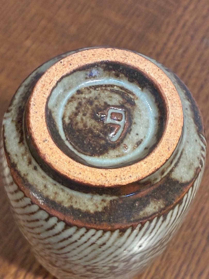 値下げ‼️酒器 人間国宝 島岡達三 昇龍徳利 石洞山人 絵付 共