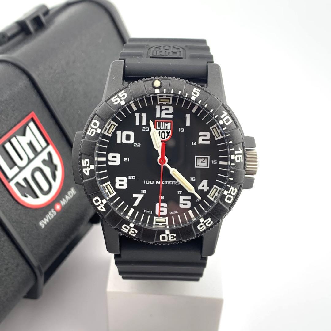 7-4914 LUMINOX 0320 クォーツ 100M腕時計 ブラック