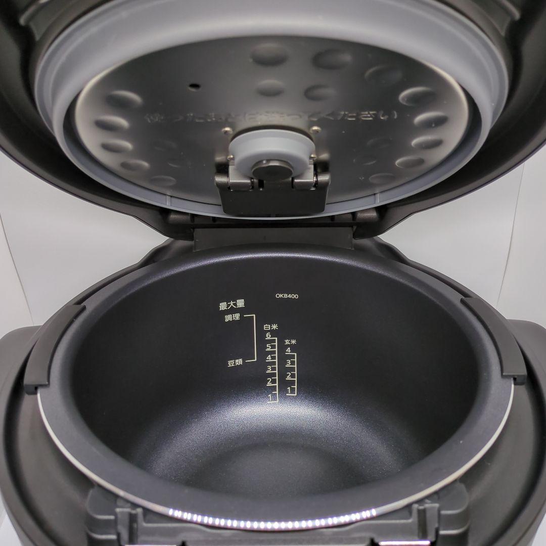 タイガー魔法瓶　電気圧力鍋　2.5L　マットブラック　COK-B400　KM