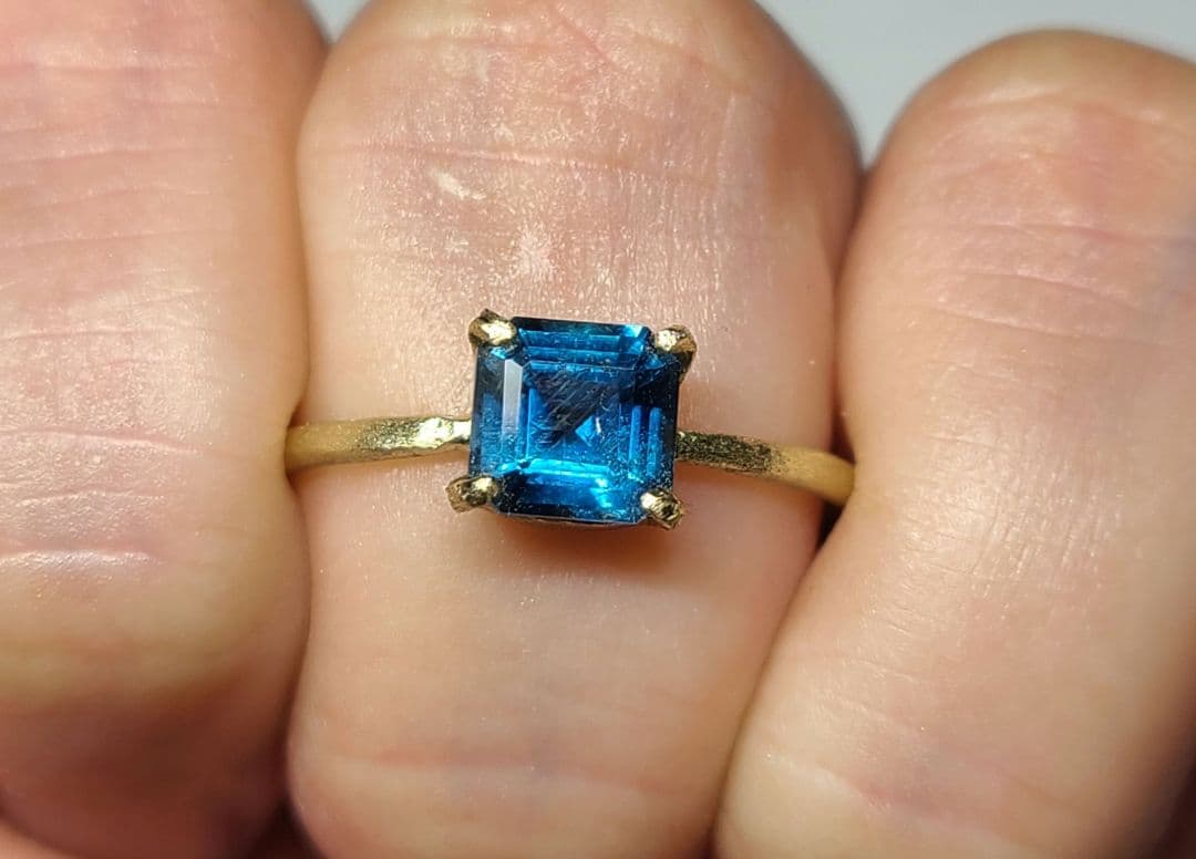 Maho様専用☆アフガニスタン産インディゴライトトルマリン☆リングオーダー